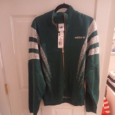 Size L- Adidas Santiago Loose Fully Fashion Knit Jacket Large KE4603 $150 BNWT!
