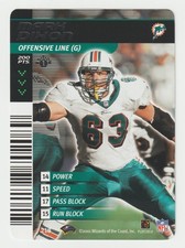 Mark Dixon RC - Miami (Football Card) 2001 Showdown - 2002 1st Ed # 218 - Mint