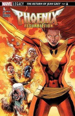 Phoenix Resurrection: Return of Jean Grey #1 5   Lenticular #1 + Connecting VCs