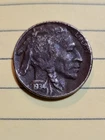 1934-P Buffalo Nickel, Circulated.  Free U.S. Shipping.