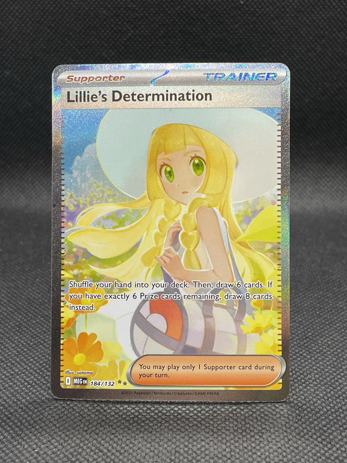 Lillie's Determination 184/132 Me01: Mega Evolution NM