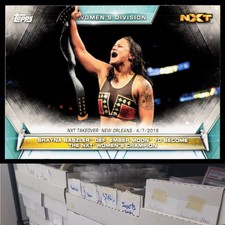 2019 Topps WWE Women's Division #66 Shayna Baszler def. Ember Moon Champ - JL