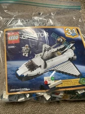 LEGO Creator 3 in 1 Space Shuttle Building Toy Set #31066- Some Pieces Missing