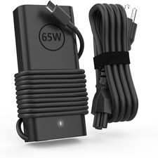 65W USB C Laptop Charger Compatible with Dell Computer Power Cord Adapter