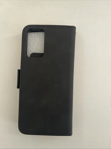 Funda tipo billetera magnética abatible para teléfono Vivo V21 negra. Nuevo para regalo - Imagen 2 de 5
