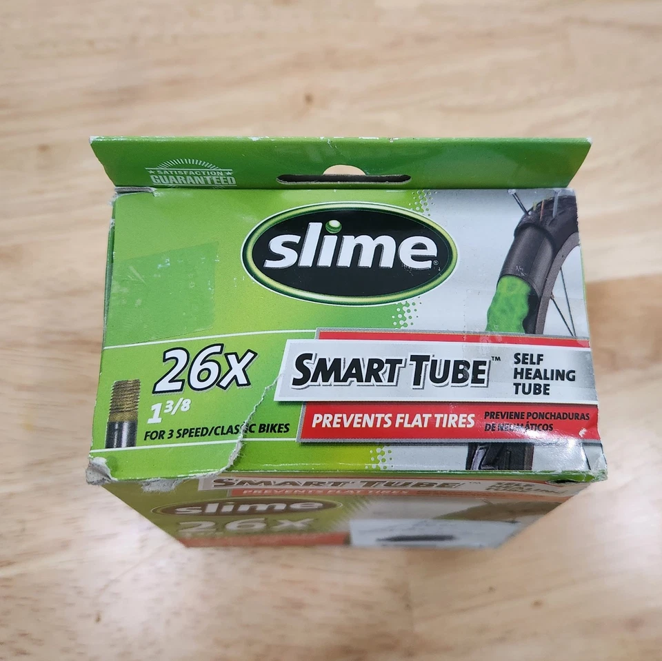 Slime 26" 26x SmartTube Self Healing 1 3/8 Schrader 3 Speed/Classic Bike Tube - Image 3 of 4