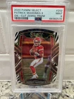 2020 Panini Select - Club Level Patrick Mahomes II #202 Zebra Prizm PSA 9