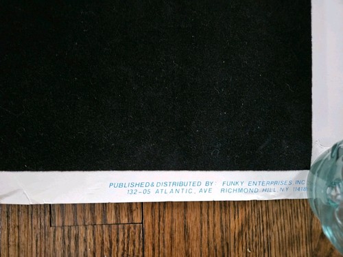 1985 WASP BAND LOGO BLACKLIGHT Poster Vintage - Picture 3 of 7