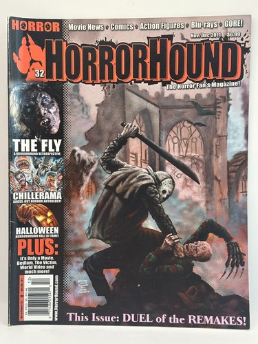 HORRORHOUND MAGAZINE #32 DUEL OF THE REMAKES NOV/DEC 2011 Halloween The Fly - Picture 2 of 9