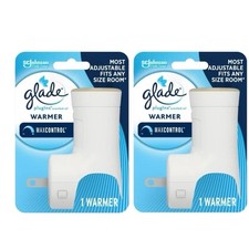 2 Pack Glade PlugIns Air Freshener Warmer, Essential Oil Wall Plug In