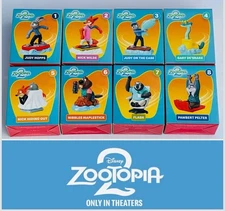 McDonald’s 2025 Zootopia 2 Happy Meal Toys Complete Set of 8 Sealed Boxes