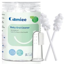 Camiee 42 Pcs Baby Oral Cleaner Upgrade Spiral Model 1 Count Pack of 42 