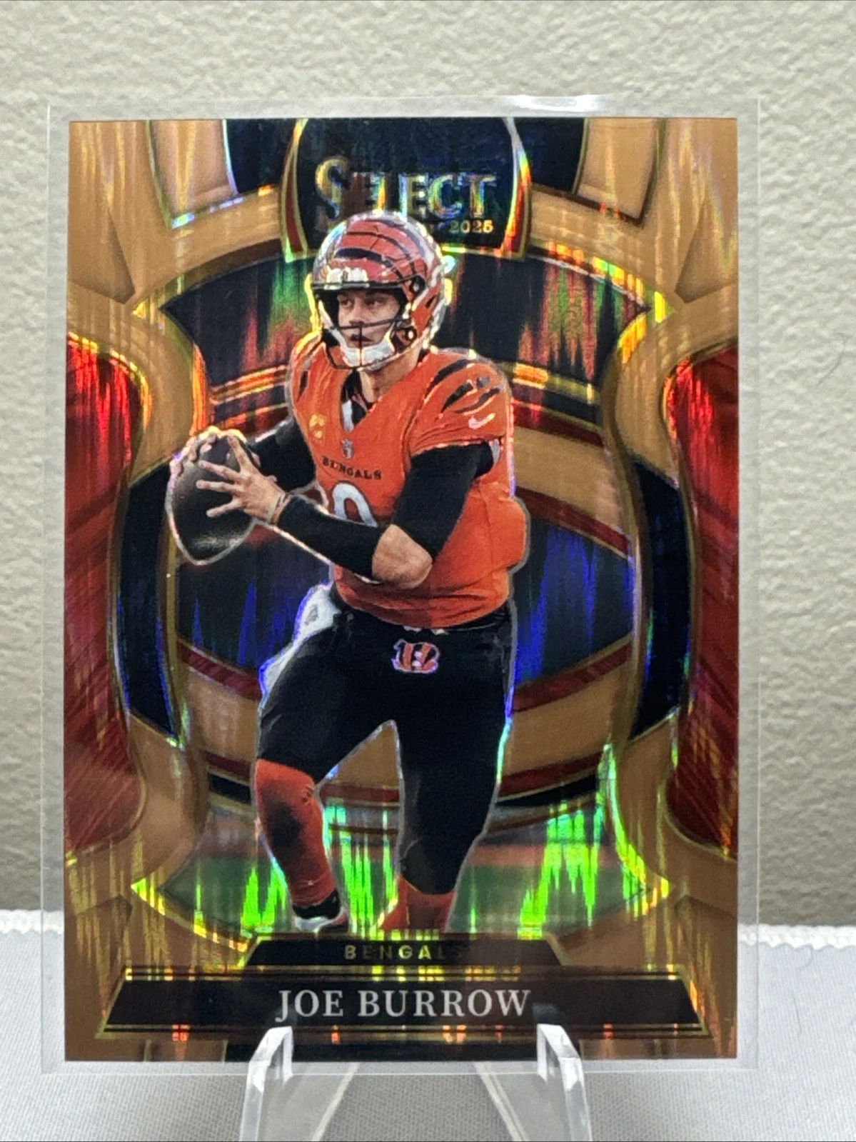 2025 Select Prizm Joe Burrow #57 Copper Shock /899