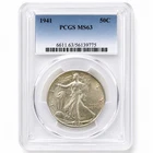 1941 Liberty Walking Half Dollar PCGS MS63 Silver 50C Uncirculated