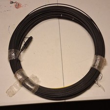 Corning Fiber Optic Cable Plastic Optical Fiber POF Black Sheath 400'+