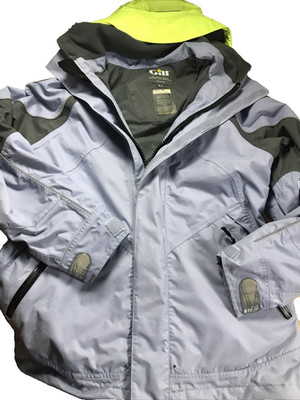 Gill Women's Key West Sailing Yachting Jacket Lavender & Gray Storm Size 14 