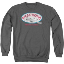 American Graffiti Pharaohs Mens Crewneck Sweatshirt Charcoal Officially Licensed