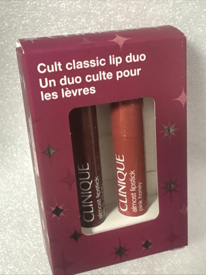 Clinique Cult Classic Lip Duo: Almost Lipstick Honey Gift Set (Worth £31) - Image 2 of 2