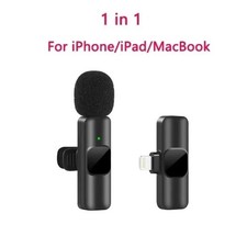 New Wireless Lavalier Microphone Portable Audio Video Recording Mini Mic for ios