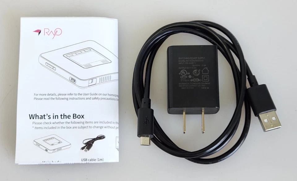 Canon Rayo S1 Silver 100-Lumen WVGA DLP Mini Pico Projector Wi-Fi Tested Working - Image 4 of 4