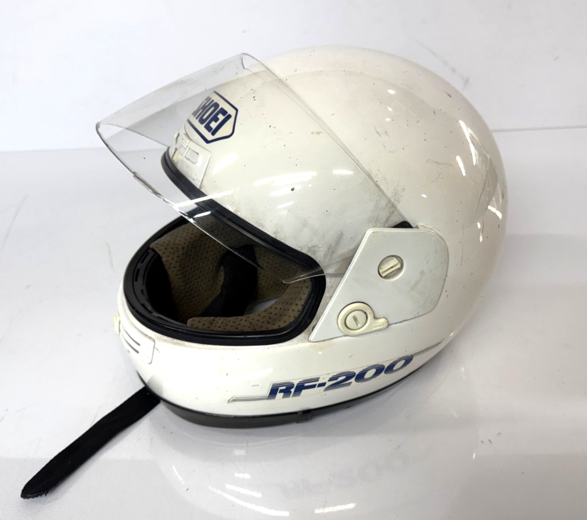 Shoei Motorcycle Helmet Mens XL RF-200 Vintage Snell White Full
