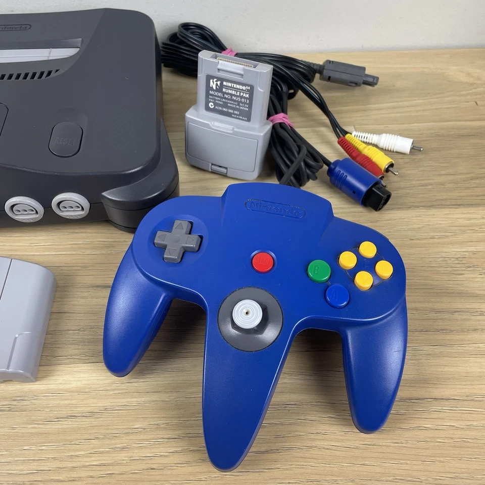 Nintendo 64 Bundle N64 Video Game Untested Console NUS-001 Rumble Star Wars Game - Image 3 of 4