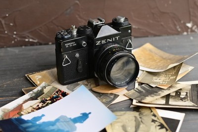 ZENIT TTL 35mm Film soviet CAMERA USSR HELIOS-44M LENS f2/58 M42