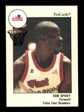 1989-90 Procards CBA Tulsa Fast Breakers 146 Ron Spivey BXCP53