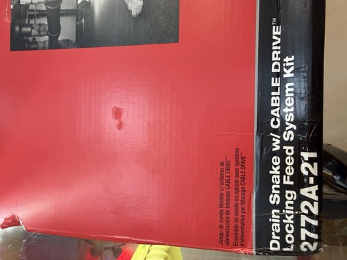 New Milwaukee 2772A-21 M18 FUEL Drain Snake with Cable Drive Locking 35’ 5/16 - Picture 5 of 6