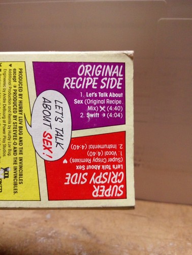 SALT-N-PEPA "LET'S TALK ABOUT SEX" 1991 CASSETTE 12" MAXI SINGLE RARE - Picture 3 of 16
