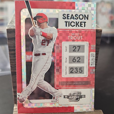 🔥2022 Panini Contenders Optic Mike Trout #5 Prizm Angels Baseball🔥