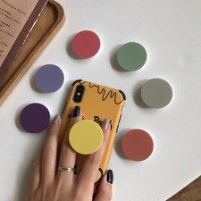 Pop-Out Socket Holder Selfie Finger Grip Stand for iPhone Samsung Mobile Phones