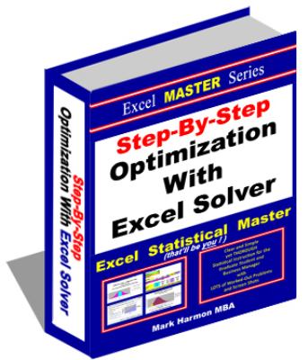 Step-By-Step Optimization With Excel Solver - The Excel Statistic - Afbeelding 1 van 1