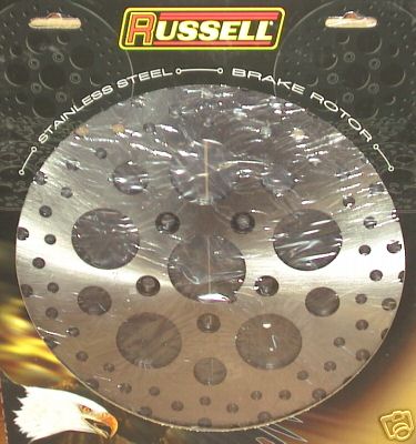 77-83 FX Shovelhead Sportster RUSSELL FRONT BRAKE ROTOR 44137-77A Duel disk roto - Foto 1 di 1