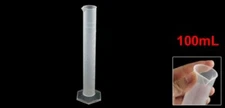 Uxcell Chemistry Liquid Measuring Tool, Plastic Graduated Cylinder 100mL - New