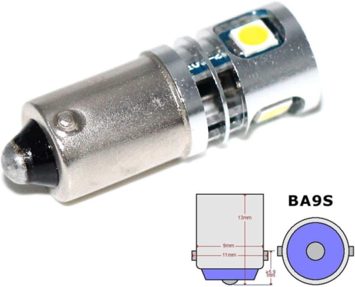400LM Super Bright 3030 5-SMD 12V 24V BA9 BA9S 53 57 1889 1891 1895 64111 T4W LE - Picture 7 of 12
