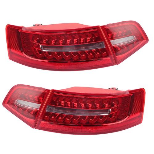 Pair LED Tail Light For AUDI A6 C6 Sedan 2009-2011 Rear Brake Lamp Inner & Outer - Picture 9 of 9