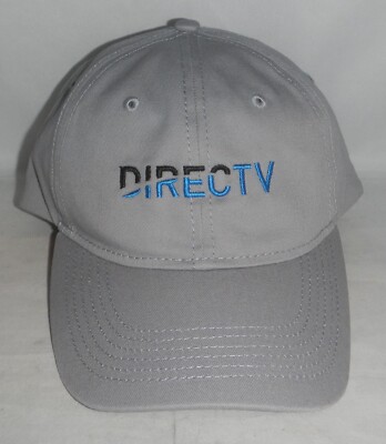 NWT AT&T DirecTV Logo Gray Snapback Adjustable Baseball Hat Cap