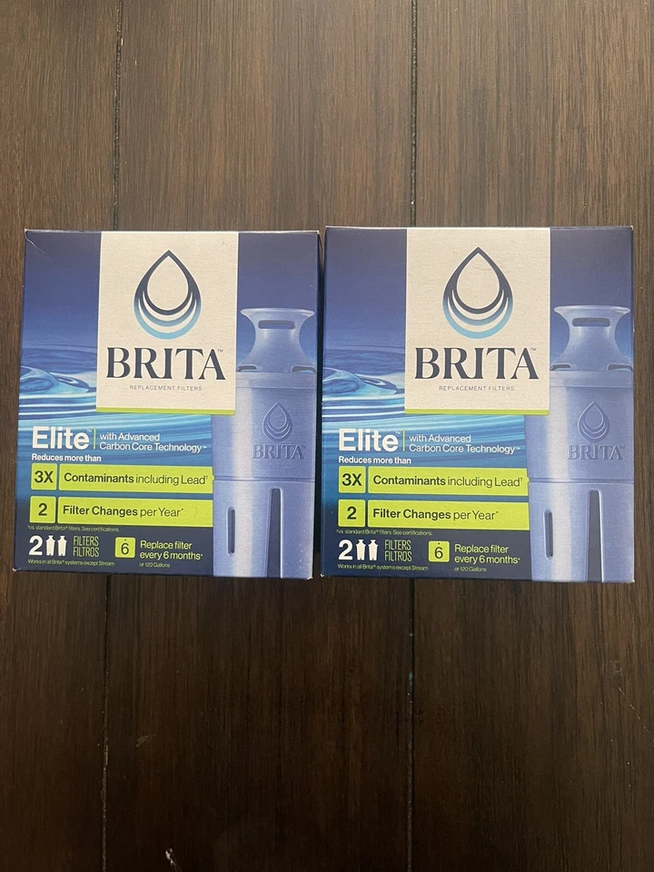 NEW BRITA  Elite Replacement Filters For Pitcher Dispensers 4 Filters - Image 3 of 4