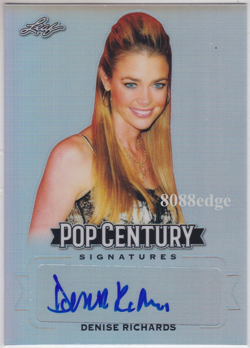 Leaf Pop Century Denise Richards 直筆サイン 2022 Leaf Pop Century Denise Richards Autograph Silver SSSP #4/10