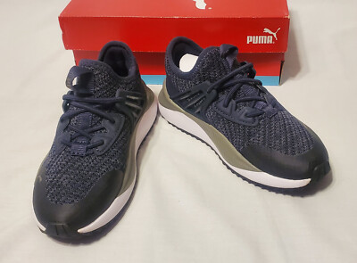 PUMA Pacer Future Double Knit Low Grey - Kids Size 12 C