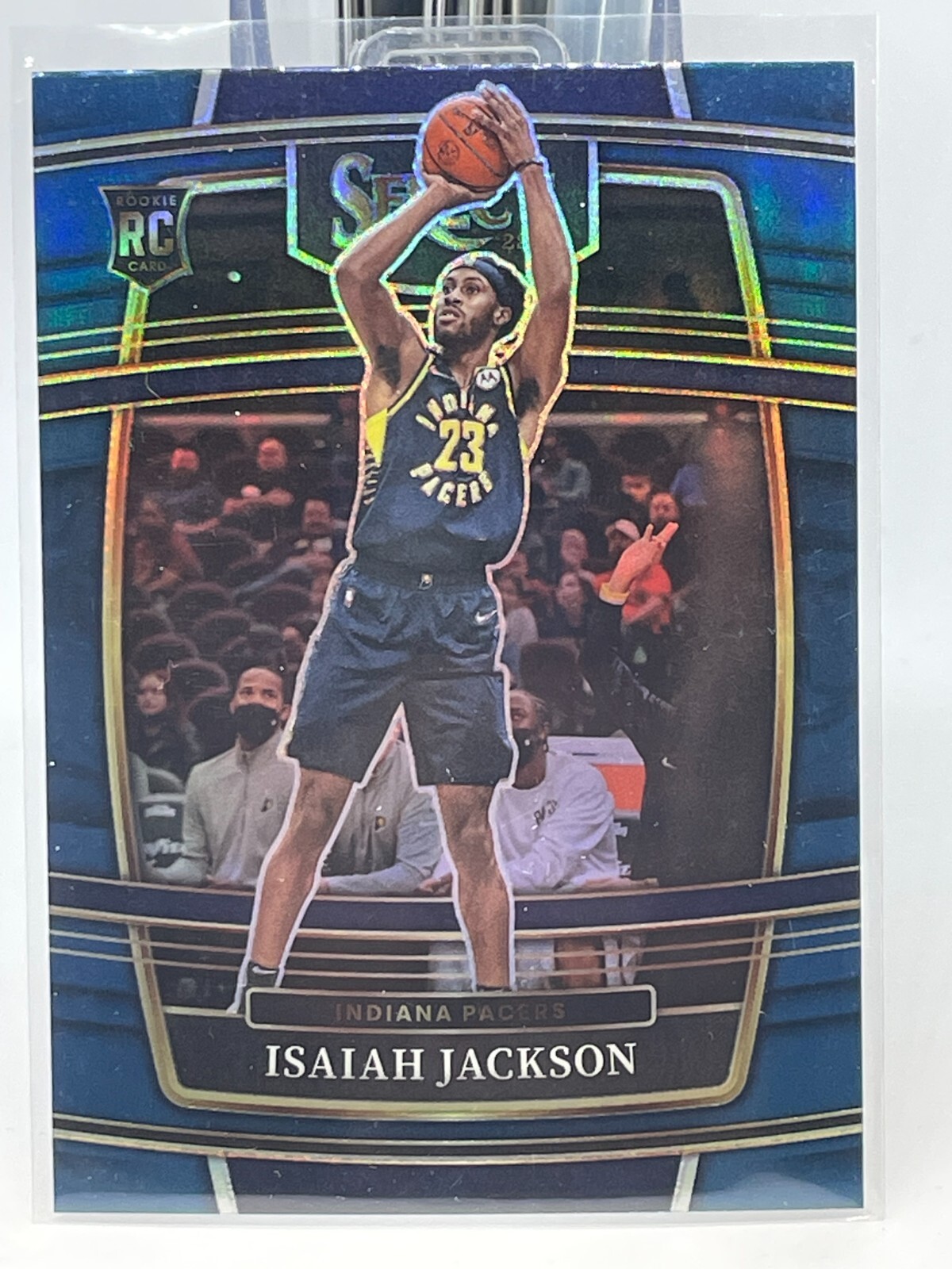 2021-22 Select Prizms Blue #55 Isaiah Jackson