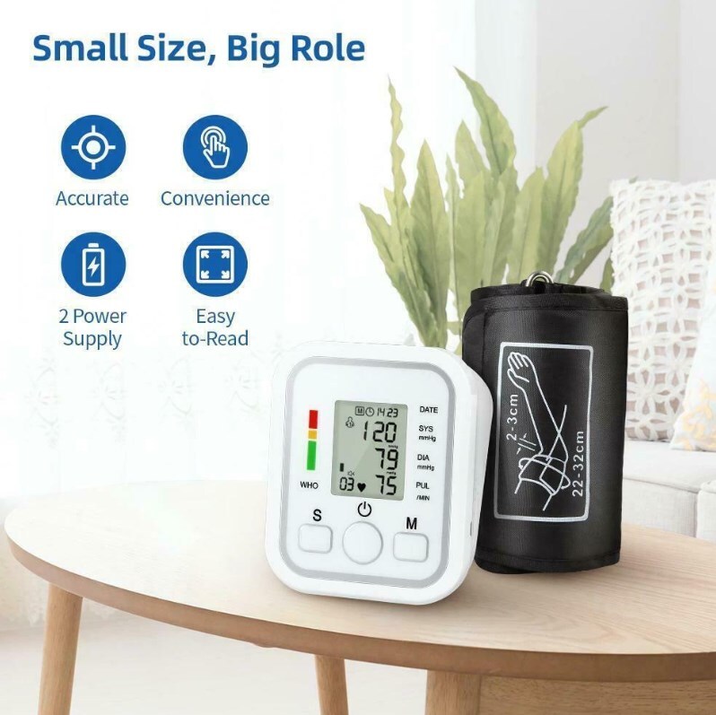 Digital Blood Pressure Monitor Upper Arm Cuff Automatic Blood Pressure Machine eBay