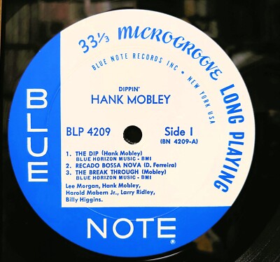 HANK MOBLEY dippin' BLUE NOTE ブルーノート HANK MOBLEY 