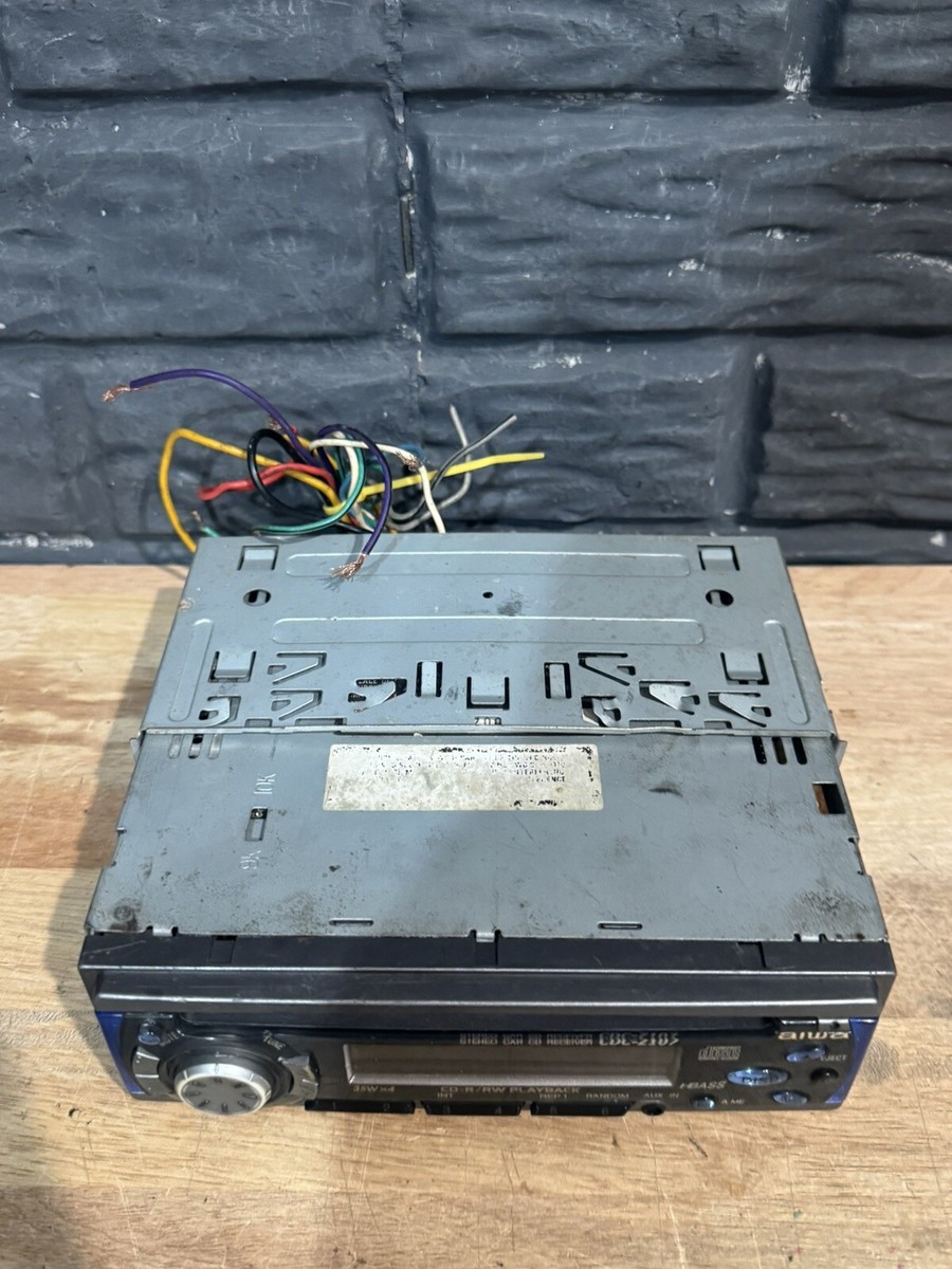 Aiwa CDC-Z107 CD Player Receiver Car Radio Stereo 1 Din | eBay