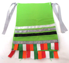 Native American Seminole Boys Traditional Breech Cloth Diaper Green SM/MED