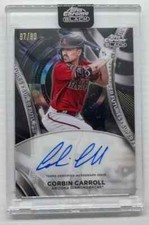 2024 Topps Chrome Black Corbin Carroll Super Futures Auto #97/99 Diamondbacks