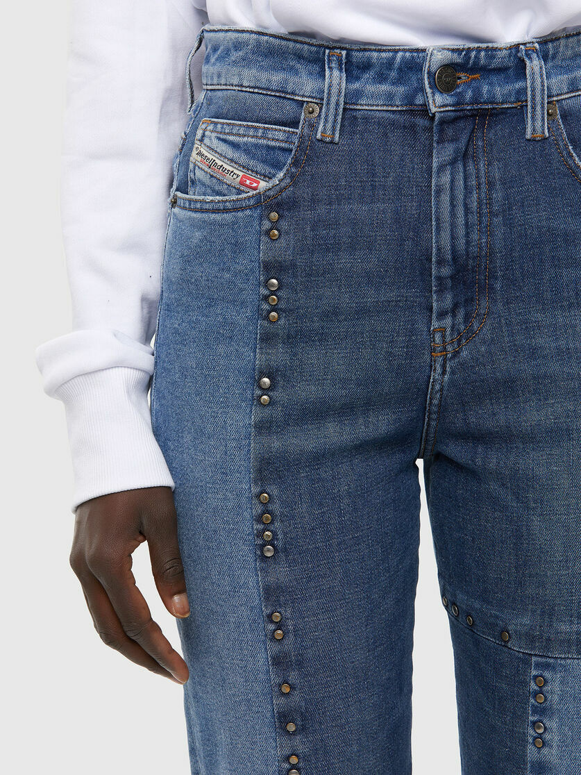 kelle　DIESEL D-RISE W28xL32 D-RISE Man: Oversized Regular Black/Dark grey Jeans | Diesel