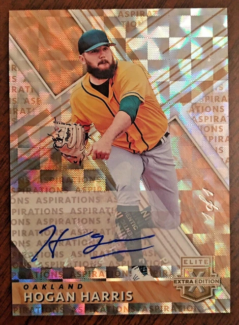 2019 Panini Elite Extra Edition Hogan Harris RC True 1/1 Gold Aspirations Auto