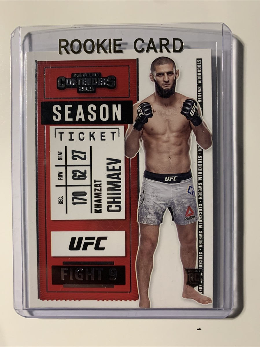 2021 Panini Chronicles UFC #3 Khamzat Chimaev RC Contenders